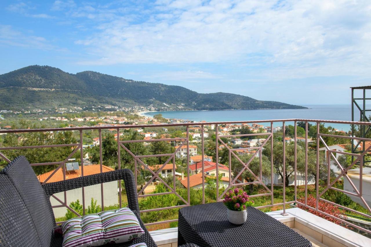Villa Panorama Skala Potamia  Exteriör bild