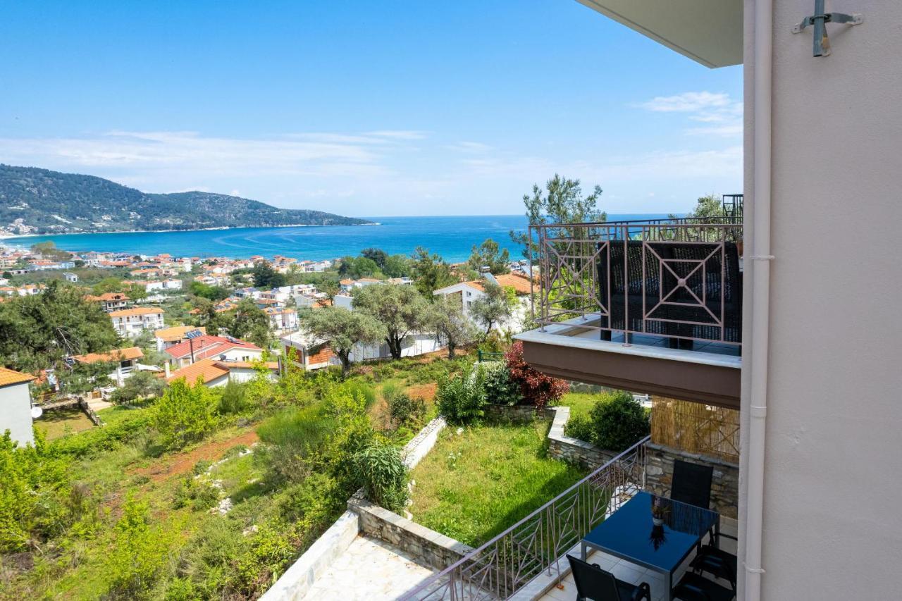 Villa Panorama Skala Potamia  Exteriör bild