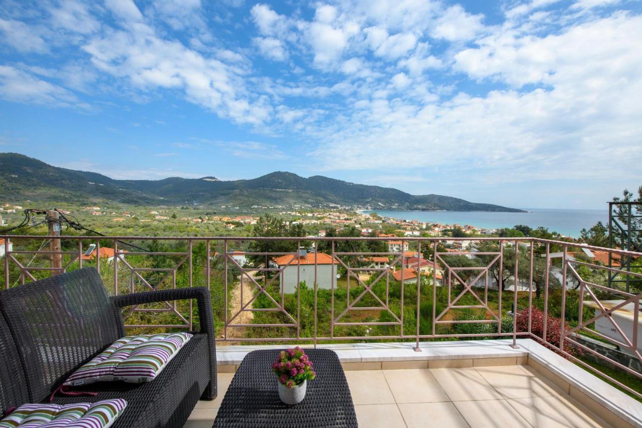 Villa Panorama Skala Potamia  Exteriör bild