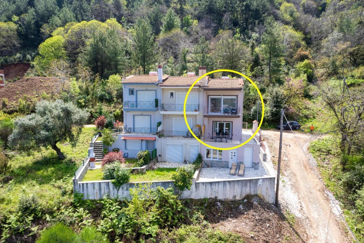 Villa Panorama Skala Potamia  Exteriör bild