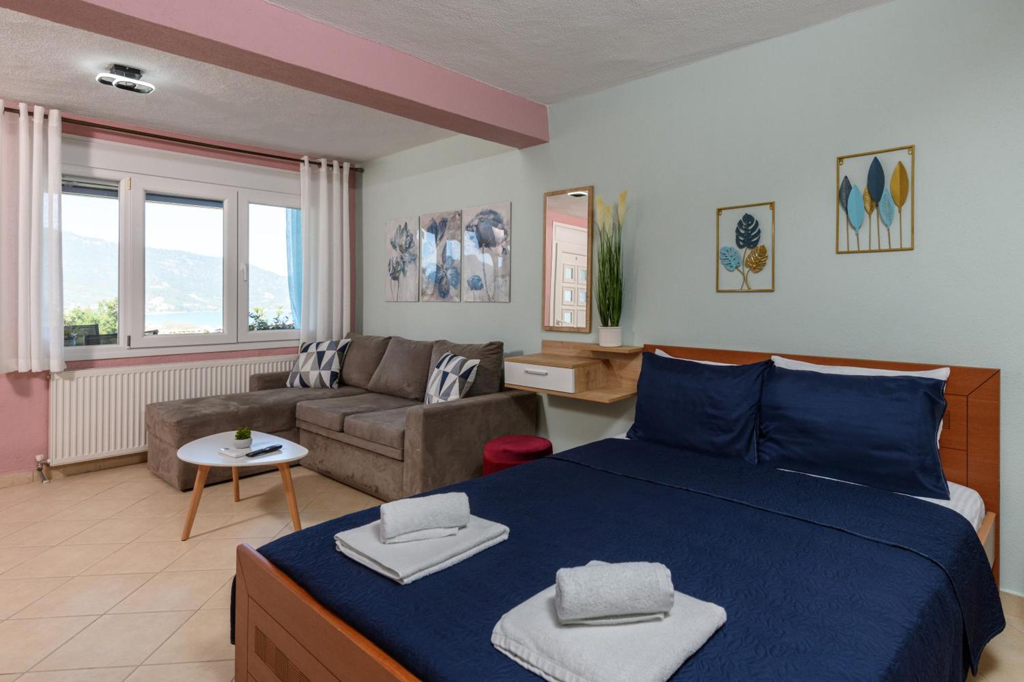 Villa Panorama Skala Potamia  Exteriör bild
