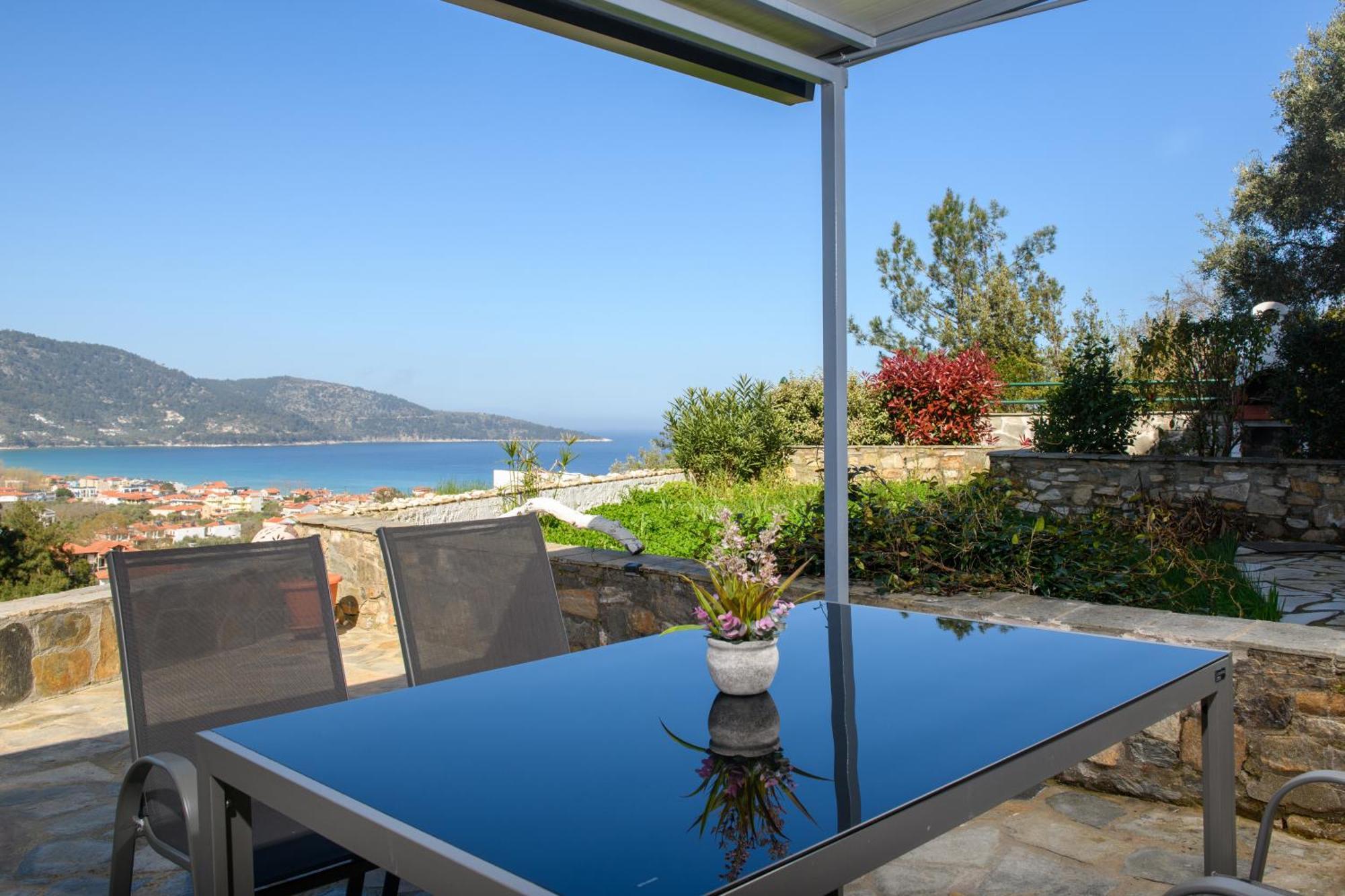 Villa Panorama Skala Potamia  Exteriör bild