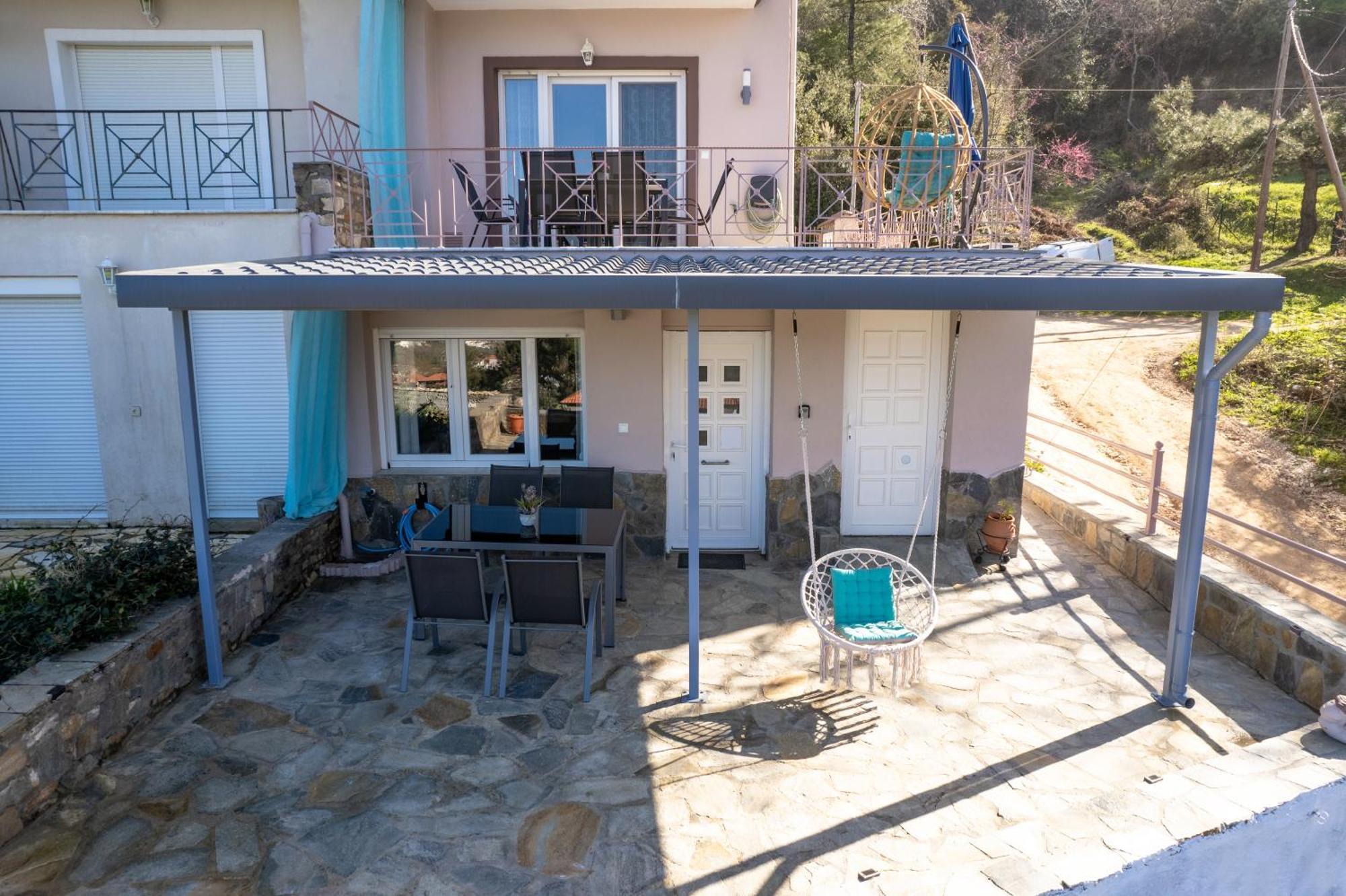 Villa Panorama Skala Potamia  Exteriör bild