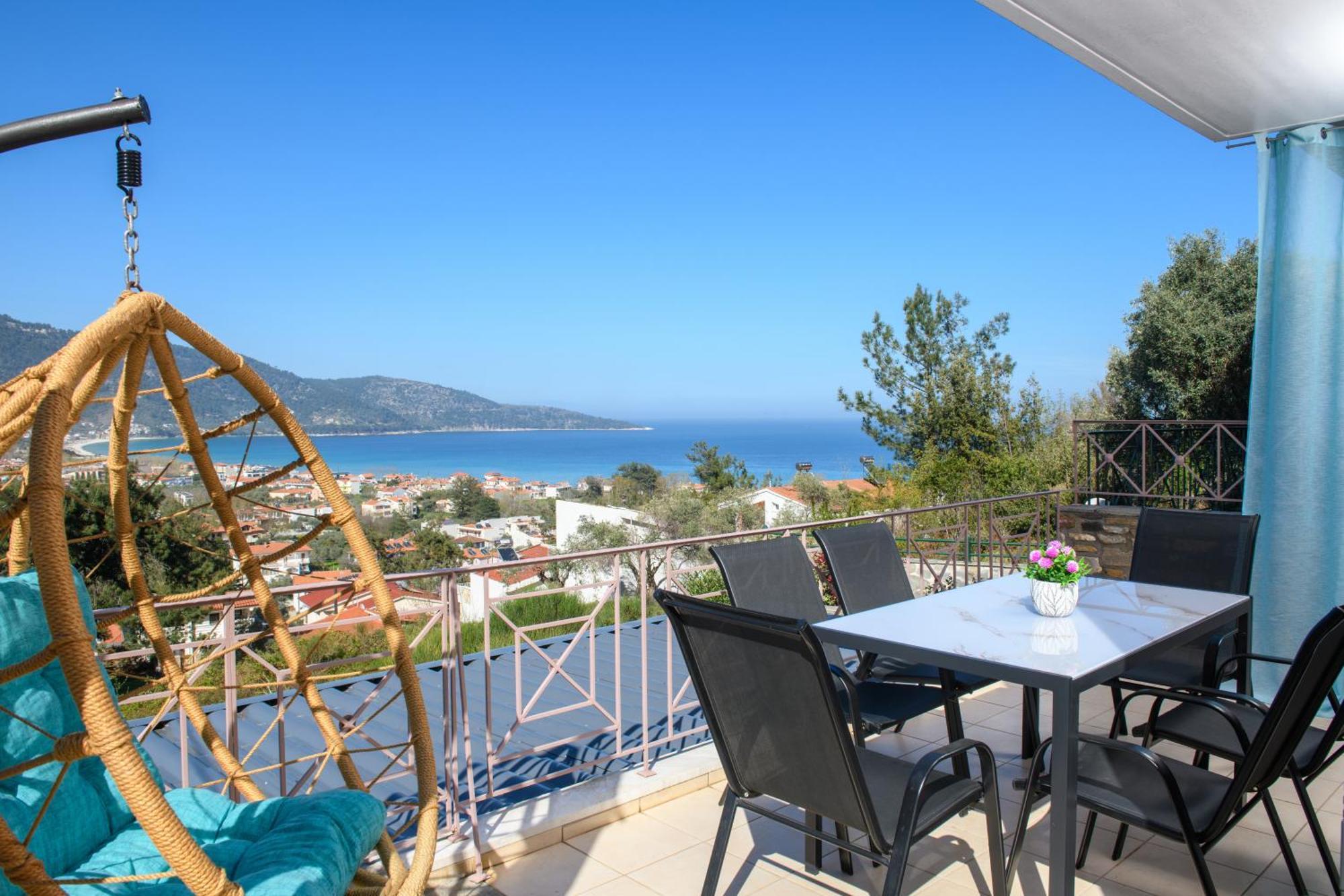 Villa Panorama Skala Potamia  Exteriör bild